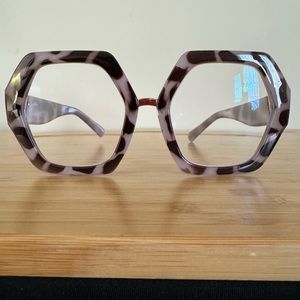 Reading Glasses +1.75 in Lavender & Purple Tortoise